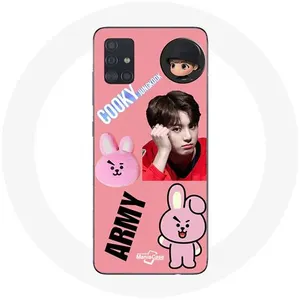 Coque pour Samsung Galaxy A51 4G BTS Bangtan Garçon BT21 Cooky Jungkook ARMY Maniacase pas cher