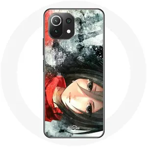 Coque pour Xiaomi Mi 11 Lite Mikasa Ackerman Attaque des Titans Anime Maniacase pas cher