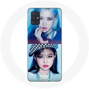MANIACASE Coque pour Samsung Galaxy A71 Blackpink Groupe K-pop Filles Jennie et ... pas cher