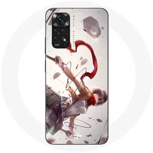 Coque pour Xiaomi Redmi Note 11 4G Mikasa Ackerman Attaque des Titans Manga Maniacase pas cher