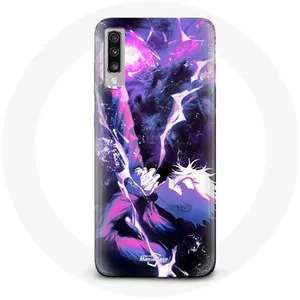 Coque pour Samsung Galaxy A50 Gojo Satoru Jujutsu Kaisen Manga japonais Maniacase pas cher