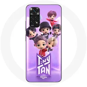 Coque pour Xiaomi Redmi Note 11S 4G BTS TinyTAN Animation Affiche RM Jin Suga J-Hope Jimin Jungkook Et V Maniacase pas cher