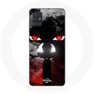 Coque pour Samsung Galaxy A71 Itachi Uchiwa Naruto Anime art Maniacase pas cher