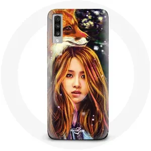 Coque pour Samsung Galaxy A50 Blackpink Rosé Poster Fanart Maniacase pas cher