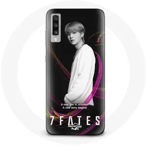 Coque pour Samsung Galaxy A70 Bangtan Sonyeondan 7 Fates Chakho Avec BTS Suga Concept Photo Maniacase pas cher