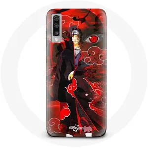 Coque pour Samsung Galaxy A50 Itachi Uchiwa Naruto Anime Maniacase pas cher
