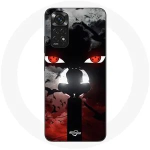 Coque pour Xiaomi Redmi Note 11 4G Itachi Uchiwa Naruto Anime art Maniacase pas cher