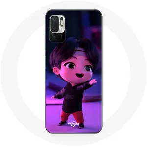 Coque pour Xiaomi Redmi Note 10T 5G BTS TinyTAN Jin Animation Maniacase pas cher