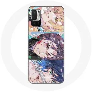 Coque pour Xiaomi Redmi Note 10T 5G Tanjiro Inosuke et Zenitsu Demon Slayer Kimetsu no Yaiba Manga Maniacase pas cher