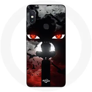 MANIACASE Coque pour Xiaomi Redmi Note 5 Pro Itachi Uchiwa Naruto Anime art pas cher