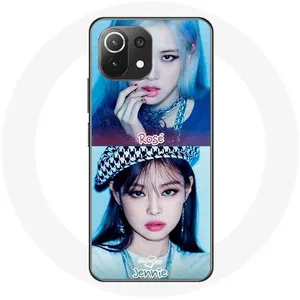 Coque pour Xiaomi Mi 11 Lite Blackpink Groupe K-pop Filles Jennie et R... pas cher