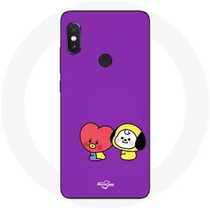 Coque pour Xiaomi Redmi Note 5 Pro BTS Bangtan Sonyeondan BT21 Tata V Chimmy Jimin Maniacase pas cher