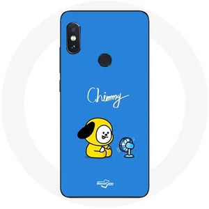 Comparateur de prix : Coque pour Xiaomi Redmi Note 5 Pro Bangtan BTS BT21 Chimmy Jimin Fond Bleu Maniacase
