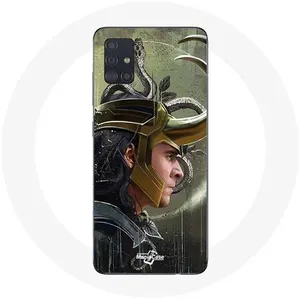 Coque pour Samsung Galaxy A71 Loki Thor Ragnarok avec Casque Fanart Saison 1 Maniacase pas cher