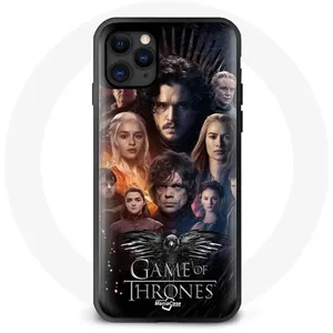 Coque pour Iphone 13 Game of Thrones Saison 8 Le Trône de Fer L'affiche de L'équipage Logo Aigle Gris Maniacase pas cher
