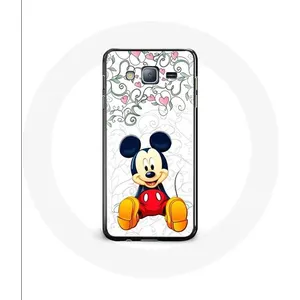 Coque pour Samsung Galaxy Grand Prime Mickey Mouse Fleurs Coeurs Maniacase pas cher