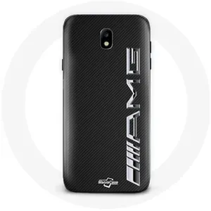 Coque pour Samsung Galaxy S5 Amg Logo Carbone Texture Maniacase pas cher