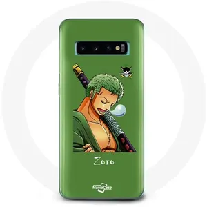 Coque pour Samsung Galaxy s10 edge One piece Manga Zoro epée Maniacase