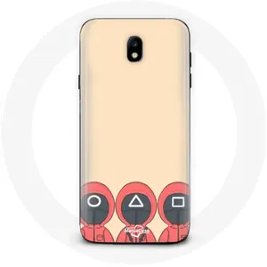 Coque pour Samsung Galaxy S4 Squid Game Masques Triangle carré et Cercle Fan Art Maniacase pas cher