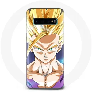 Coque pour Samsung Galaxy s10 edge Manga Dragon Ball Z Gohan Maniacase pas cher