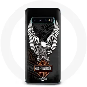 Coque pour Samsung Galaxy s10 edge Harley Davidson aigle logo Maniacas... pas cher