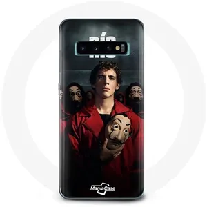 Coque pour Samsung Galaxy s10 edge La Casa De Papel Rio Masque Maniacase pas cher