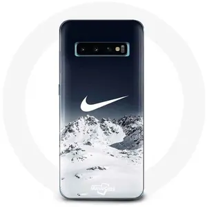 Coque pour Samsung Galaxy s10 edge Nike Logo Niege Hiver Maniacase pas cher