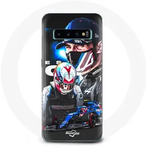 Coque pour Samsung Galaxy S10 edge Formule 1 Esteban Ocon Pilote automobile de F1 Maniacase pas cher