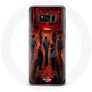 Coque pour Samsung Galaxy S8 Stranger Things Affiche Equipages Fan Art Saison 4 Maniacase