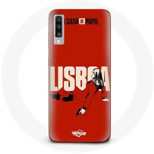 Coque pour Samsung Galaxy A50 La casa de papel Lisboa dessin Maniacase pas cher