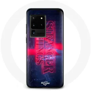Coque pour Samsung Galaxy S20 Ultra Stranger Things Logo Transparent S... pas cher
