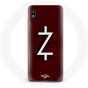Coque pour Samsung Galaxy A10 Ozark Saison 4 Logo Z Blanc Fond Rouge Maniacase pas cher