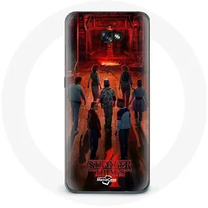 Coque pour Samsung Galaxy A3 2016 Stranger Things Affiche Equipages Fan Art Saison 4 Maniacase pas cher