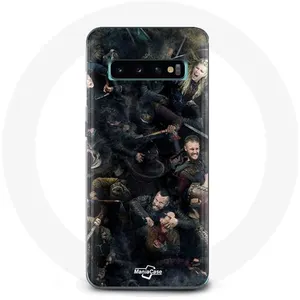 Coque pour Samsung Galaxy S10 Plus Vikings Teaser Saison 6 Affiche Personnages Art Maniacase pas cher