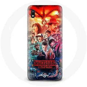 MANIACASE Coque pour Samsung Galaxy A10 Stranger Things Teaser Saison 4 Affiche ... pas cher
