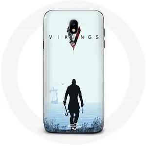 Coque pour Samsung Galaxy J7 2017 Vikings Série Saison 6 Ragnar Lothbrok La Bande Annonce 2022 Maniacase pas cher