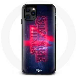 MANIACASE Coque pour Iphone 13 Pro Max Stranger Things Logo Transparent Saison 4... pas cher