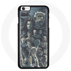 Coque pour Iphone 6 Game of Thrones Saison 8 Le Trône de Fer Affiche Personnages Fond Gris ManiacaseVendu parfnac-be
