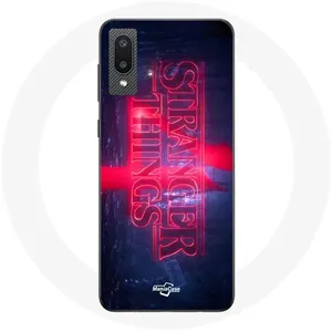 Coque pour Samsung Galaxy A02 Stranger Things Logo Transparent Saison 4 Bande annonce 2022 Maniacase pas cher