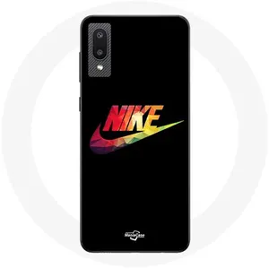 Coque pour Samsung Galaxy A02 Nike Logo Couleur fond noir Maniacase pas cher