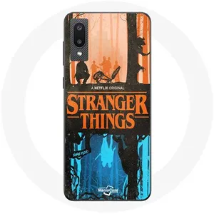 Coque pour Samsung Galaxy A02 Stranger Things Couverture des amis Maniacase pas cher