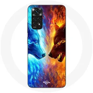 Comparateur de prix : Coque pour Xiaomi Redmi Note 11S 4G Loup de Glace et de feu Maniacase