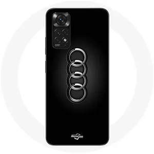 Comparateur de prix : Coque pour Xiaomi Redmi Note 11S 4G Audi Logo cache moyeu fond noir Ma...