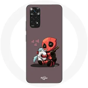 Coque pour Xiaomi Redmi Note 11 4G DeadPool unicorn licorne Maniacase