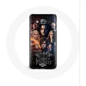 Coque pour Samsung Galaxy J3 2016 Game of Thrones Saison 8 Le Trône de Fer L'affiche de L'équipage Logo Aigle Gris Maniacase pas cher