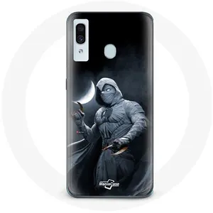 Coque pour Samsung Galaxy A40 Moon Knight Batman Série Teaser Saison 1 Bande Annonce 2022 Maniacase pas cher