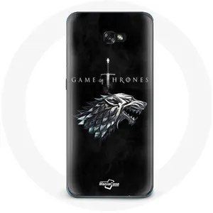Coque pour Samsung Galaxy A5 2016 Game of Thrones Saison 8 Le Trône de Fer La maison Stark Logo L'hiver arrive Maniacase pas cher
