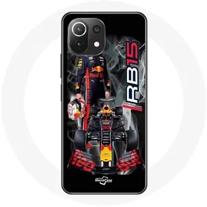 MANIACASE Coque pour Xiaomi Mi 11 Lite Formule 1 Max Verstappen Pilote F1 Red Bu... pas cher