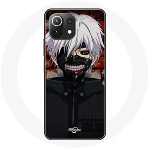 Coque pour Xiaomi Mi 11 Lite Tokyo Ghoul Kaneki Ken Masque Japonais Anime Maniacase pas cher