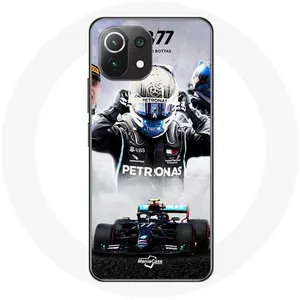 Coque pour Xiaomi Mi 11 Lite Formule 1 Valtteri Bottas pilote de course F1 Noir Maniacase pas cher
